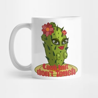 Funny Prickly Cactus Female Succulent Plant Mug